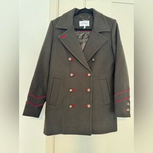 BCBGeneration Double-Breasted Military Coat